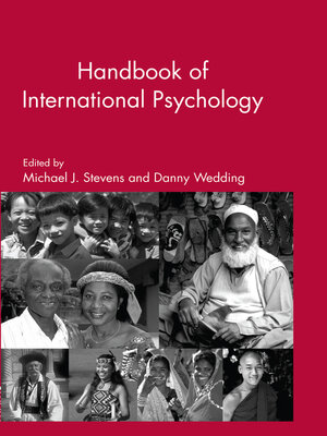 cover image of The Handbook of International Psychology